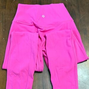 lululemon athletica Women's Bright Pink Leggings